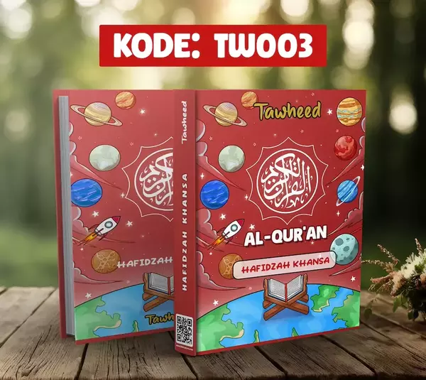 Tawheed Quran Custom Nama Warna Merah